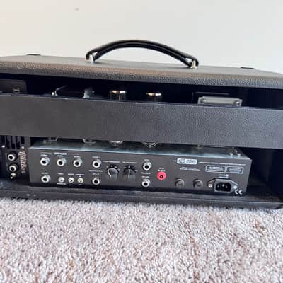 Driftwood Mini Nightmare 2015 - Black tolex with blue flame maple front panel image 5