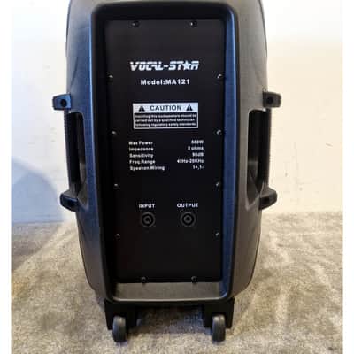 Vocal-Star 1000w PA System - PA Speakers - Pair - Black - Excellent w/ Original Box image 3