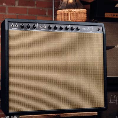 Headstrong VerbroVibe 35 Watt Combo Amp - 1963 6G16 Brown Vibroverb, Black Tolex with 1x15 Baffle image 2