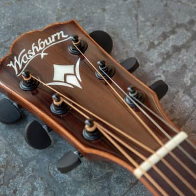 Washburn  G25SCE | Comfort Deluxe 25 Series Grand Auditorium Cutaway Acoustic Electic Guitar, Natural Gloss. New with Full Warranty! image 9