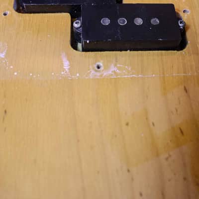 Vintage 1962 Fender Precision Bass - Fretless Conversion - Natural image 19