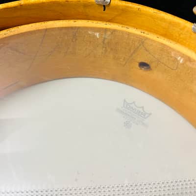 Wurlitzer Vintage Single Tension Thumb Rod Snare Drum Circa 1912  - Maple image 7