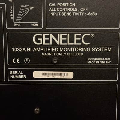 Genelec 1032A 10" Powered Nearfield Studio Monitor (Set of 3-LCR) image 3