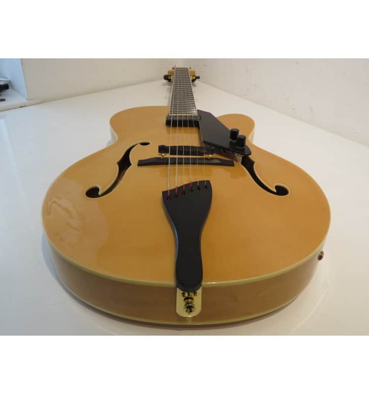 Peerless Contessa Archtop Semi-Acoustic Jazz Guitar - Natural | Reverb