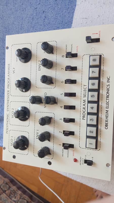 Oberheim FVS-1 Four voice system Memory programmer module panel 1975 image 1