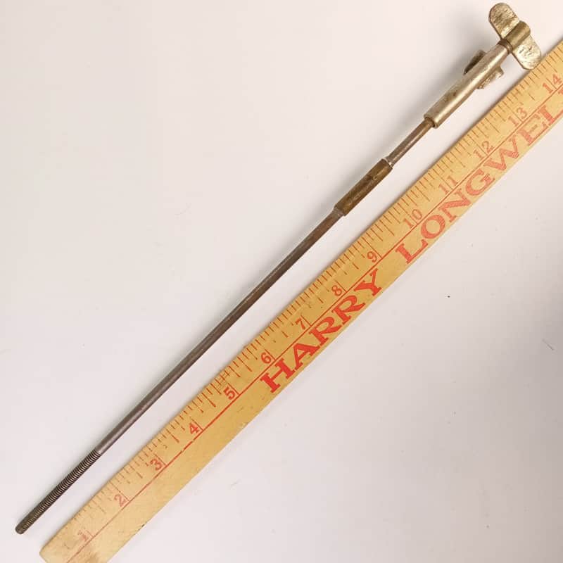 Ludwig 13 3/8" 12-24 tpi Bass-Drum Thumb-Tension T-Rod+Claw Nickel Snare/Tom USA image 1