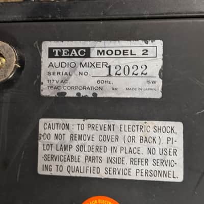 Teac Model 2 Line / Mic Mixer image 11