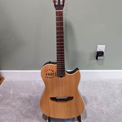 Godin Multiac Nylon Duet Early 2000's - Natural Semi Gloss image 2