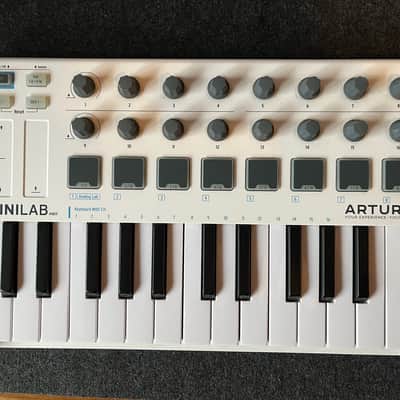 Arturia MiniLab MkII 25-Key MIDI Controller 2017 - Present - White image 1