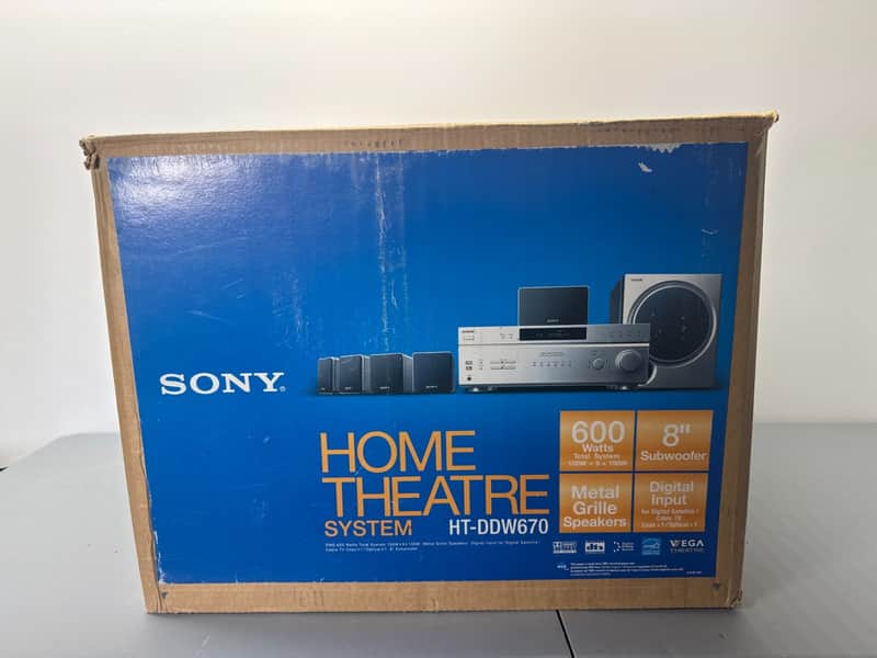 Sonyt HT-DDW670 Home Theater Speaker System Complete 5.1 Channel w/ Remote image 1