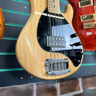 Ernie Ball Musicman StingRay5 H Natural Gloss 2013 Electric Bass Guitar image 4