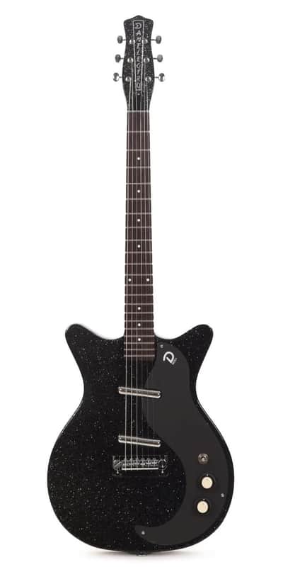 Danelectro Blackout '59 Electric Guitar Black Metalflake image 1