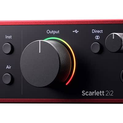 Focusrite Scarlett 2i2 Studio 4th Gen Recording Interface+Headphones+Mic+Cable image 8