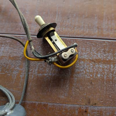 Gibson Byrdland Complete Control Harness Vintage 1960s Pots Jack Switch Factory Wired image 7