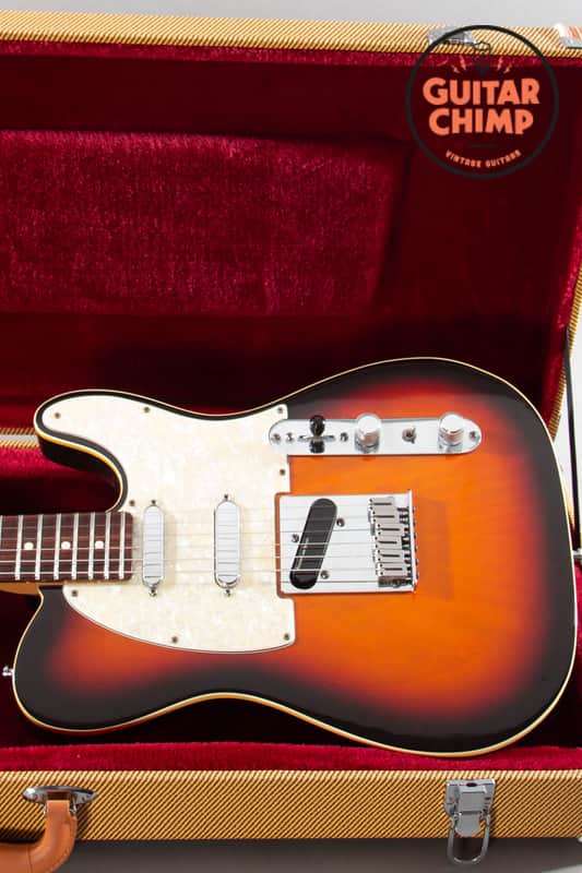 1996 Fender Telecaster Plus V2 Antique Burst Lace Sensor Tweed HSC