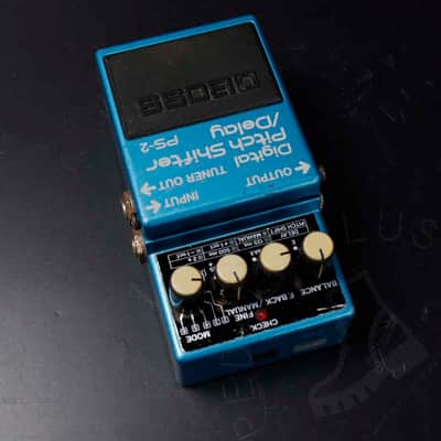 Boss PS-2 Digital Pitch Shifter/Delay (Blue Label) 1987 - 1992 w/ original Box and warranty card. image 4
