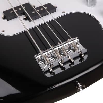 Glarry GP Electric Bass Guitar Black w/ 20W Amplifier image 5