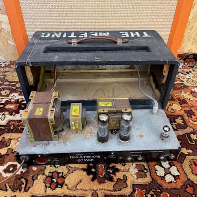 Vintage 1970s Dan Armstrong 60w Guitar Valve Amplifier Head w/ Partridge TF image 11