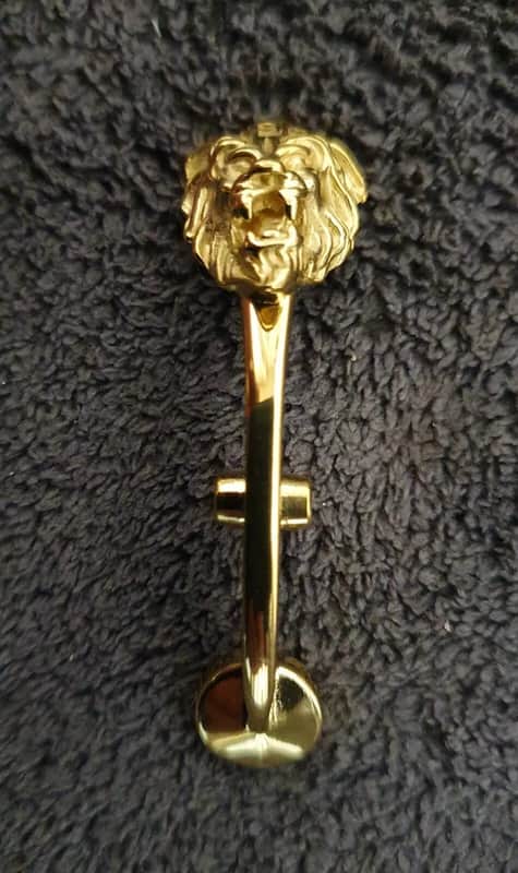 Hand Made YAMAHA trumpet Water Key 24k Gold Plated image 1