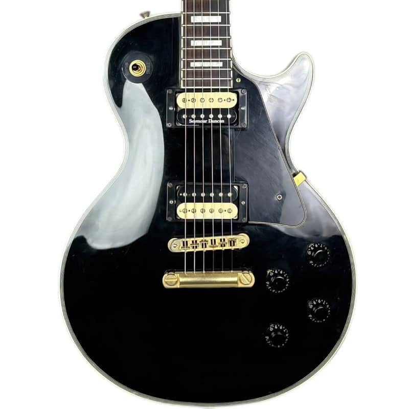 Burny RLC-55 Les Paul Custom 2009 - Black image 1