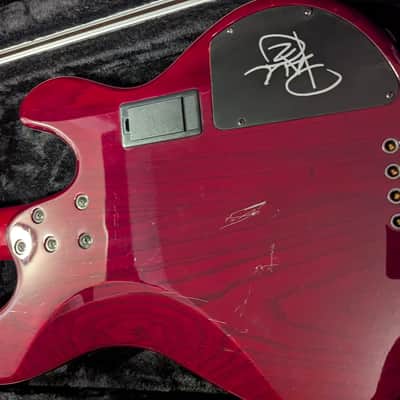 Ibanez PGB1 Paul Gray - Trans Red Left Hand image 3