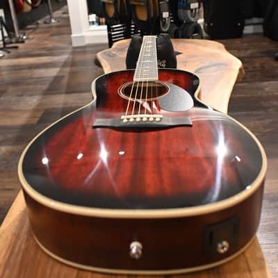 Immagine PRS SE P20E Parlor Acoustic Guitar Fire Red Burst #110 - 20