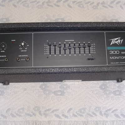 Peavey 300 series monitor amp with equalizer Black / price reduced!! image 1