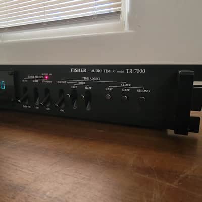 Vintage Fisher TR-7000 Audio Timer Rack Mount Hi-Fi Component Working Fluorescent Display image 1