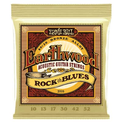 ERNIE BALL 2008 Earthwood Bronze Rock&Blues 10-52 Saiten für Akustikgitarre image 1