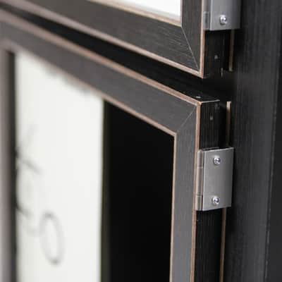 2 pcs IKEA Kallax Shelf Black Brown LP Art Frame Door for Vinyl Record Storage Cabinet / Cube Hack Custom Picture Album NowPlaying Music 33rpm 12" Clear Box Freaks Cover Jacket Decor Stand Display Ideas Mint Analog Disc Case Audio Unit Wood furniture Dj image 6