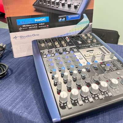 PreSonus StudioLive AR8c 8-Input Mixer / Digital Recorder / Audio Interface 2020 - Present - Gray / Blue image 2
