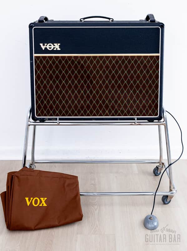 2000 Vox AC30/6 TBX Tube Guitar Amp 2x12 AC30 Top Boost, Korg Era UK-Made w/ Celestion Greenback, Stand & Ftsw image 1