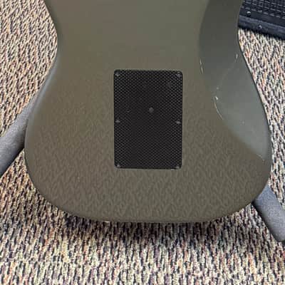 2002 Fender Acoustasonic Stratocaster Gray MIM Complete with Paperwork & Gig Bag image 5