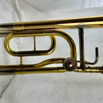 Yamaha YSL-356R Tenor Trombone with F Attachment 2000s - Brass image 3