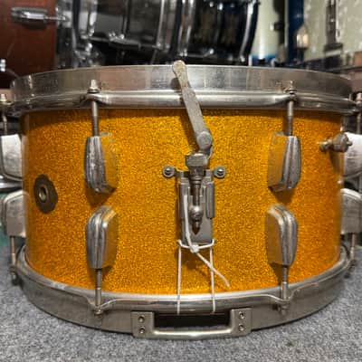 Slingerland Radioking Snare Drum In Gold Sparkle image 8