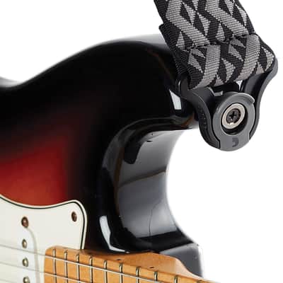D'Addario Auto Lock Guitar Strap - Padded Geometric image 3