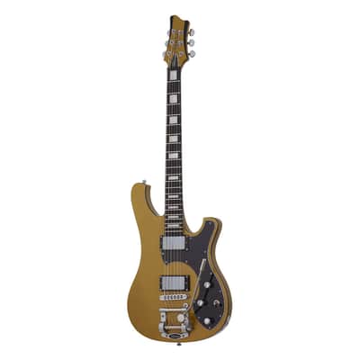 Schecter Stargazer-6 Electric Guitar w/Vibrato - Metallic Gold - Open Box image 2