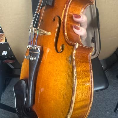Vintage Unbranded 3/4 Violin image 17