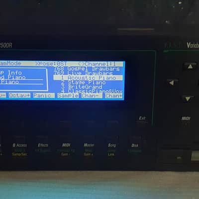 Kurzweil K2500R Rackmount Digital Sound Module 1990s - Black image 3