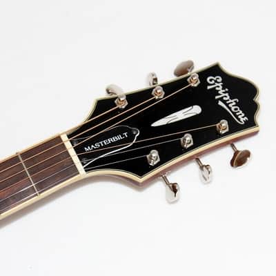 Epiphone Masterbilt DR-500MCE Acoustic-Electric Guitar Vintage Sunburst image 4