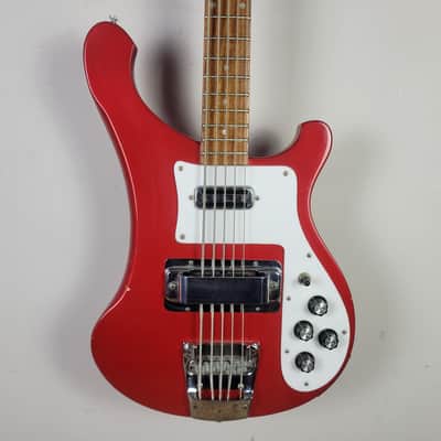 1986 Rickenbacker Five String 4003S/5 - Ruby Red With OHSC image 1