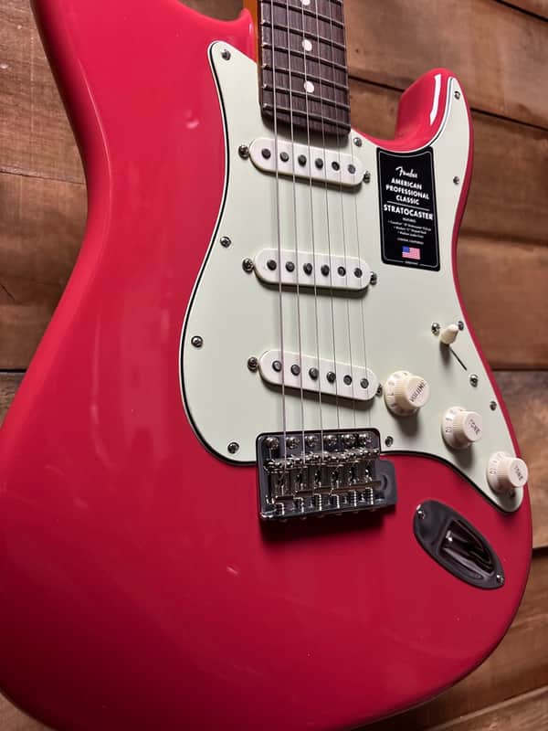 Fender American Pro Classic Strat RW Faded Dakota Red w/bag image 1