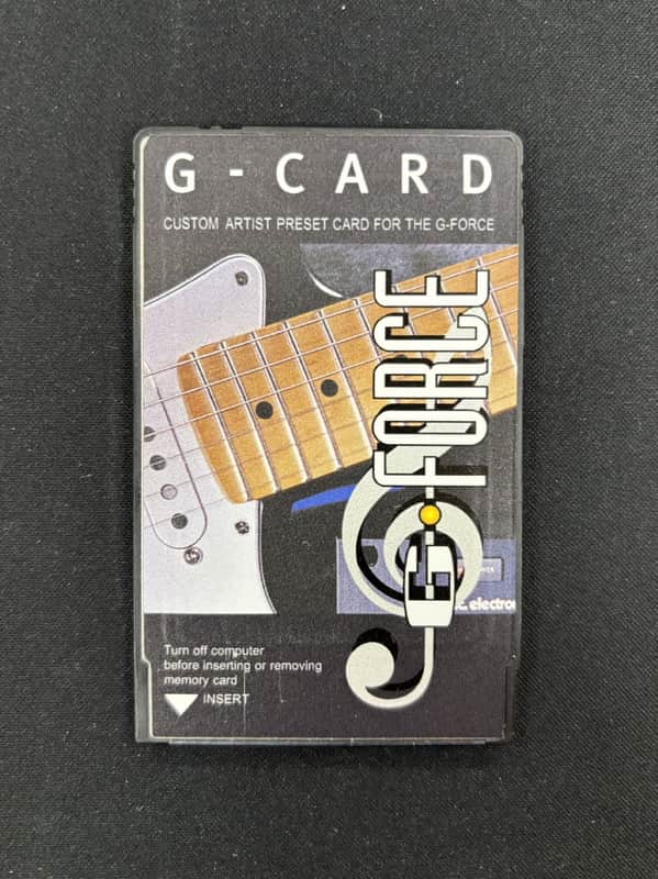 Tc Electronic G-Card G-Force expansion card with custom artist presets image 1
