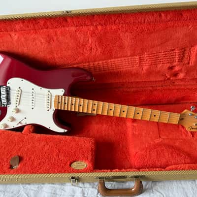 Fender USA Stratocaster Yngwie Malmsteen Signature 1990 Old Candy Apple Color image 6
