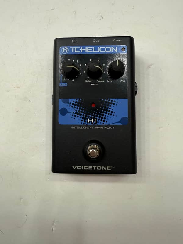 TC Helicon Voicetone H1 Intelligent Harmony Vocal Effect Pedal + Power Supply image 1