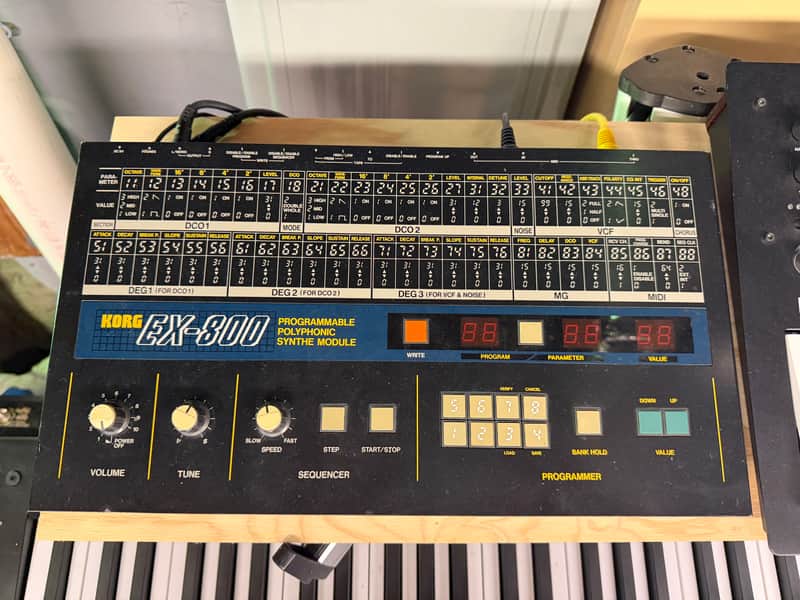 Korg EX-800 1984 - Black image 1