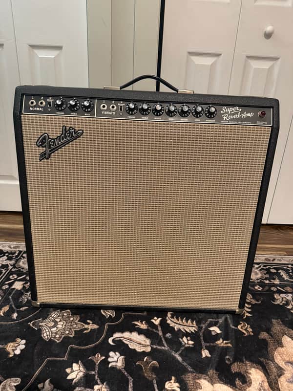 Fender Super Reverb Amp 1966 - Black image 1