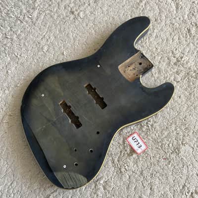 4 String Jazz Bass Style Body Black image 1