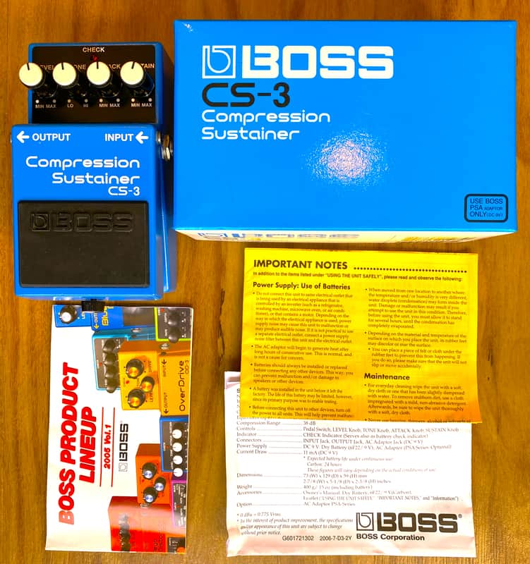 Boss CS-3 Compression Sustainer