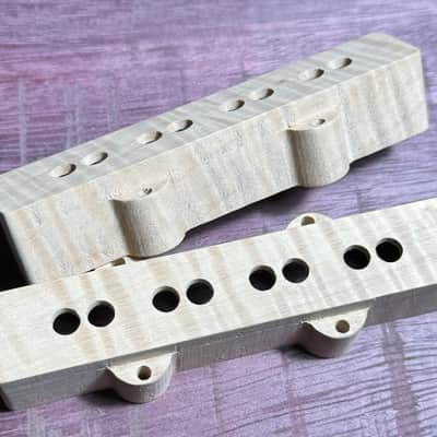Guilford 5A Jazz Bass Pickup Cover Set - fits Seymour Duncan - USA image 1